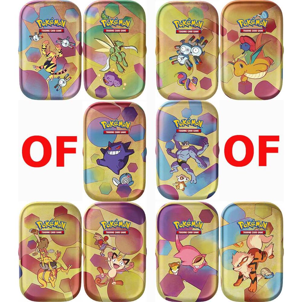 Pokemon Scarlet Violet Series 5-pack Mini Tins Promo Cards, 56% OFF